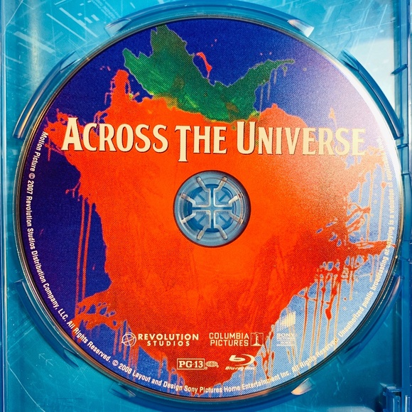 🦋 Across the Universe Blu-ray Movie Jim Sturgess Evan Wood UPC 043396194663 - Picture 2 of 3